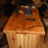 Письменный стол из слэба горноалтайского кедра - Письменный стол из слэба горноалтайского кедра