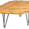 Журнальный столик из натурального дерева ЛИСТ - Журнальный столик из натурального дерева ЛИСТ