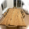 Большой обеденный дубовый стол - Большой обеденный стол из слэбов дуба