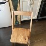 Складной стул из слэба карагача - Складной стул из слэба карагача