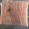 Новые слэбы из карагача, тополя - Изумительный продольный срез карагача - слэб натурального дерева карагача