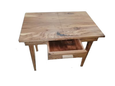 Раздвижной кухонный стол из слэбов карагача Раздвижной кухонный стол из слэбов карагача
